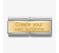 Nomination CLASSIC Gold Double Create Own Sunshine Charm 030710/21