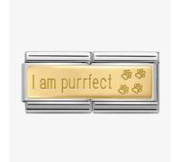 Nomination CLASSIC Gold Double I Am Purrfect Charm 030710/18