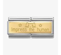 Nomination CLASSIC Gold Double Impress Me Human Charm 030710/20