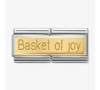 Nomination CLASSIC Gold Double Link Basket Of Joy Charm 030710/19