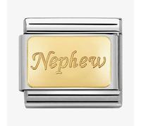 Nomination CLASSIC Gold Engraved Signs Nephew Charm 030121/34