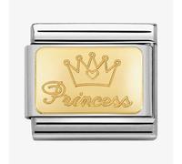 Nomination CLASSIC Gold Engraved Signs Princess Charm 030121/47