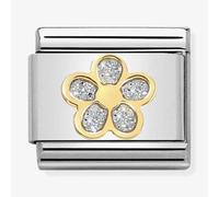 Nomination Flower Glitter Charm