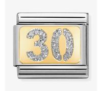 Nomination CLASSIC Gold Glitter Number 30 Charm 030224/03