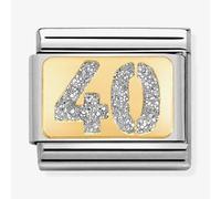Nomination CLASSIC Gold Glitter Number 40 Charm 030224/04