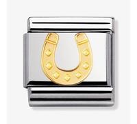 Nomination CLASSIC Gold Good Luck Horseshoe Charm 030115/11