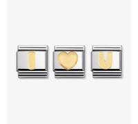 Nomination CLASSIC Gold I Love U Charm Set NCB011