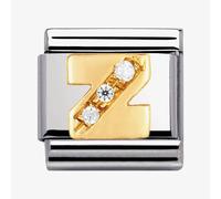 Nomination CLASSIC Gold Letters Cubic Zirconia Z Charm 030301/26
