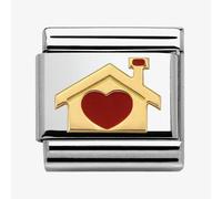 Nomination CLASSIC Gold Love Home with Heart Charm 030283/07