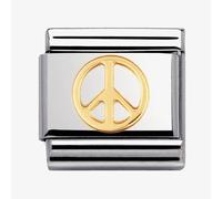 Nomination CLASSIC Gold Love Peace Charm 030116/06