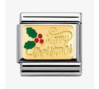 Nomination Merry Christmas with Holly Charm