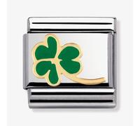 Nomination CLASSIC Gold Nature Clover With Stem 030214/23