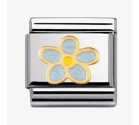Nomination CLASSIC Gold Nature Forget Me Not Charm 030214/44