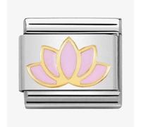 Nomination CLASSIC Gold Nature Lotus Flower Charm 030278/17