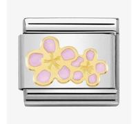 Nomination CLASSIC Gold Nature Peach Blossoms Charm 030278/16
