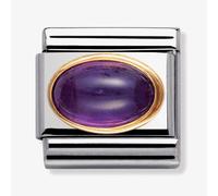 Nomination CLASSIC Gold Semi Precious Amethyst Charm 030504/02