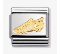 Nomination Gold Football Boot Charm
