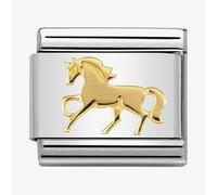 Nomination CLASSIC Gold Symbols Galloping Horse Charm 030149/26