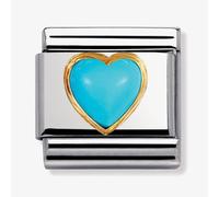 Nomination Turquoise Heart Charm