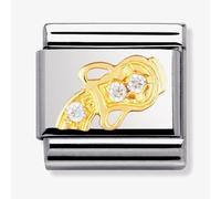Nomination CLASSIC Gold Zodiac Cubic Zirconia Aquarius Charm 030302/11