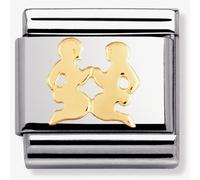 Nomination CLASSIC Gold Zodiac Gemini Charm 030104/03