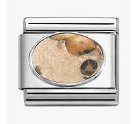 Nomination CLASSIC Hard Stones Matte Leopard Jasper Stone Charm 330510/46