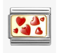 Nomination CLASSIC Love Link Red Heart Plaque Charm 030284/59