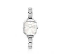 Nomination Classic Paris Rectangular CZ Silver Watch