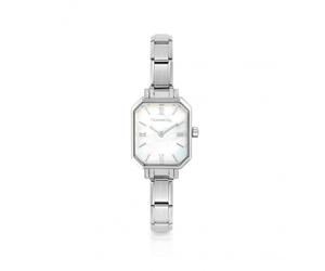 Nomination Classic Paris Rectangular Mother of Pearl Silver Watch