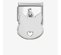 Nomination Silver Cat Pendant Charm