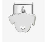 Nomination Silver Dog Pendant Charm