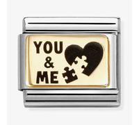 Nomination Classic Plates You And Me Puzzle Charm 030166/71