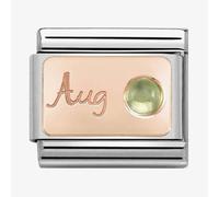 Nomination CLASSIC Rose Gold August Peridot Charm 430508/08