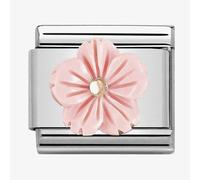 Nomination CLASSIC Rose Gold Coral Paste Flower Charm 430510/03