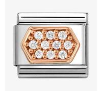 Nomination CLASSIC Rose Gold Cubic Zirconia Hexagon Charm 430312/03*