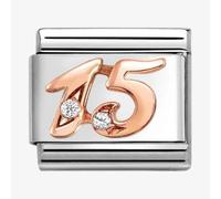 Nomination Rose Gold Crystal 15 Charm