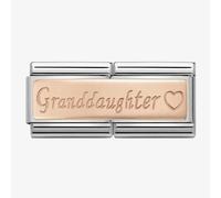 Nomination CLASSIC Rose Gold Double Engraved Grandaughter Charm 430710/09