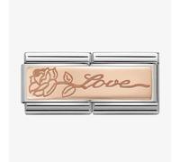 Nomination CLASSIC Rose Gold Double Love With Flower Charm 430710/14