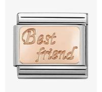 Nomination CLASSIC Rose Gold Engraved Best Friend Charm 430108/16