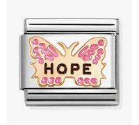 Nomination Fuchsia Butterfly Hope Charm