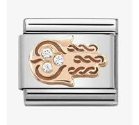 Nomination CLASSIC Rose Gold Hand Of Fatima With Zirconia Charm 430305/33 *