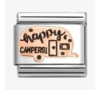 Nomination CLASSIC Rose Gold Happy Campers Caravan Charm 430202/22