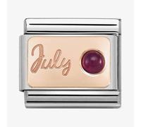 Nomination CLASSIC Rose Gold July Ruby Charm 430508/07
