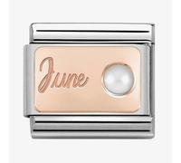 Nomination CLASSIC Rose Gold June White Pearl Charm 430508/06