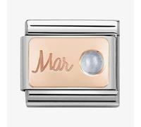 Nomination CLASSIC Rose Gold March Aquamarine Charm 430508/03
