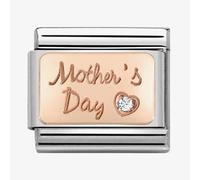 Nomination CLASSIC Rose Gold Mother's Day Cubic Zirconia Heart Charm 430316/01