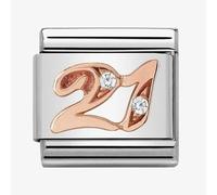 Nomination CLASSIC Rose Gold Number 21 Charm 430315/21
