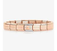 Nomination CLASSIC Rose Gold October White Opal Bracelet 430508/10