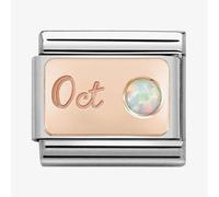 Nomination Rose Gold October Opal Charm