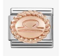 Nomination CLASSIC Rose Gold Oval Zodiac Libra Charm 430109/07